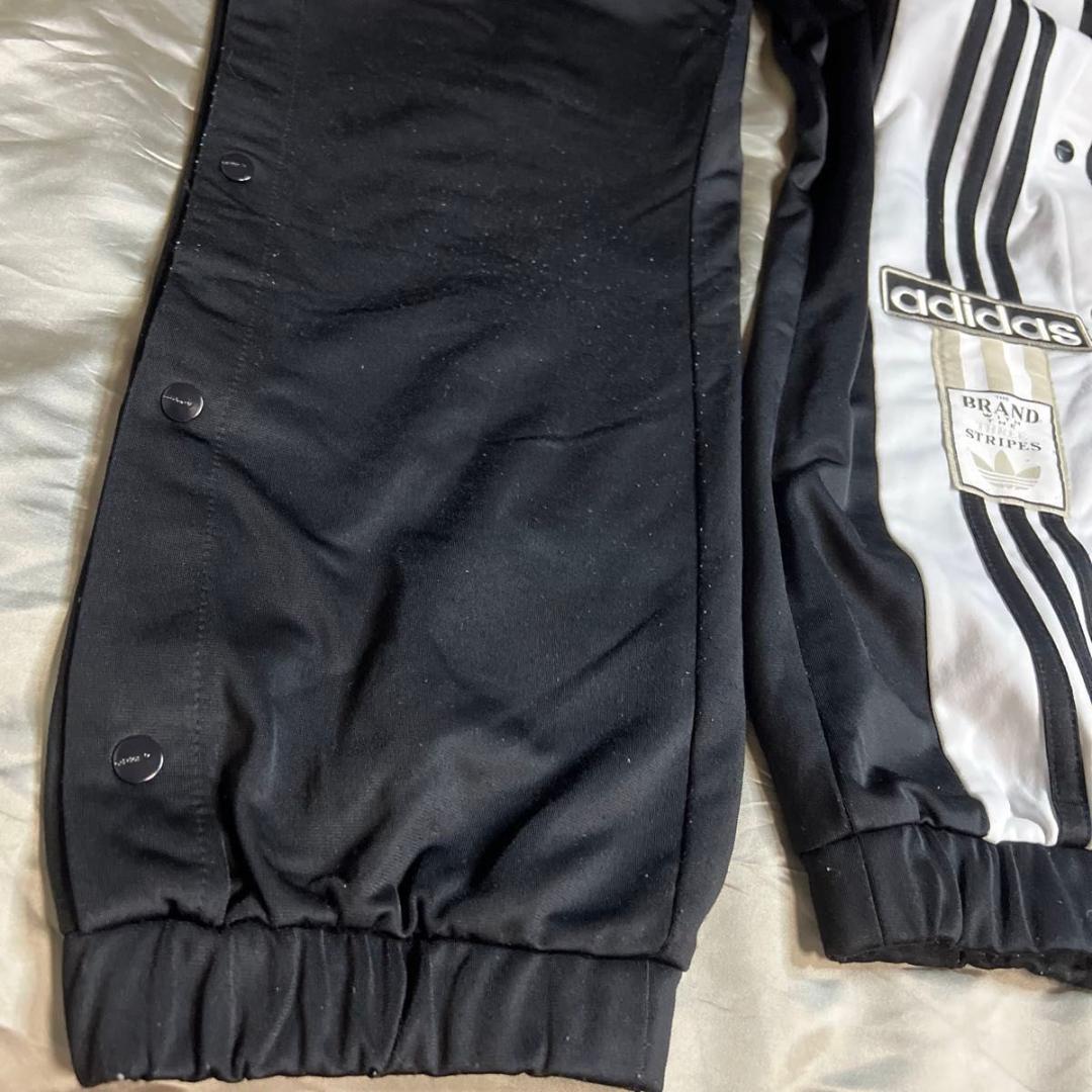 ブラックピンク　ロゼ　アディブレイク　ジャージ　パンツ　L 　ややスレ毛玉特価