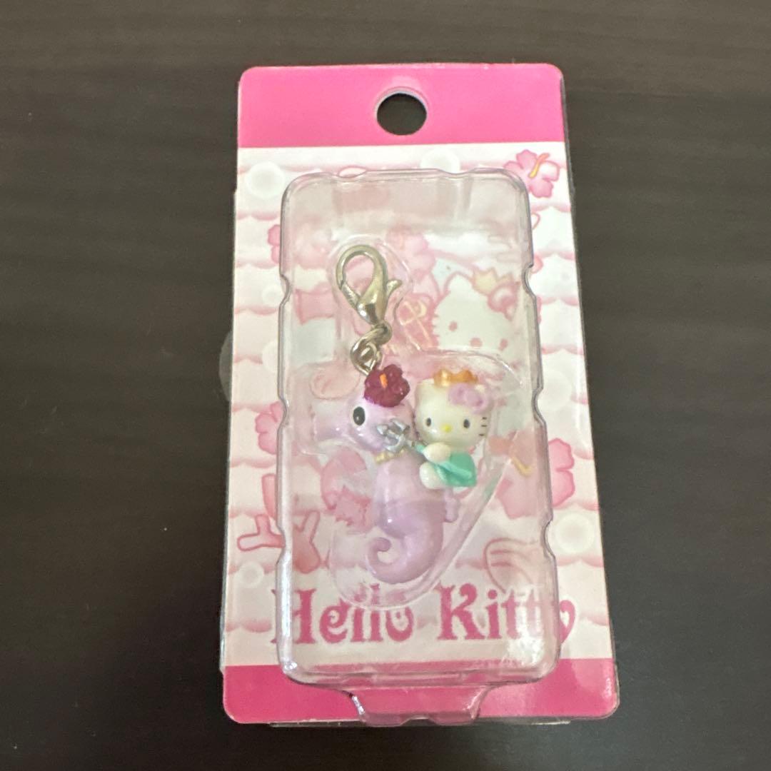 ハローキティ　タツノオトシゴ　ファスナーマスコット