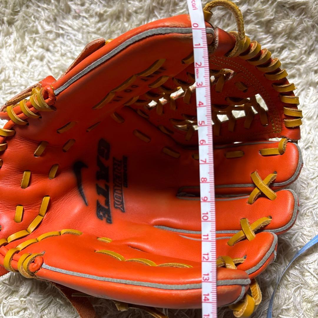 NIKE DIAMOND READY GATE 野球 グローブ 軟式 オレンジ