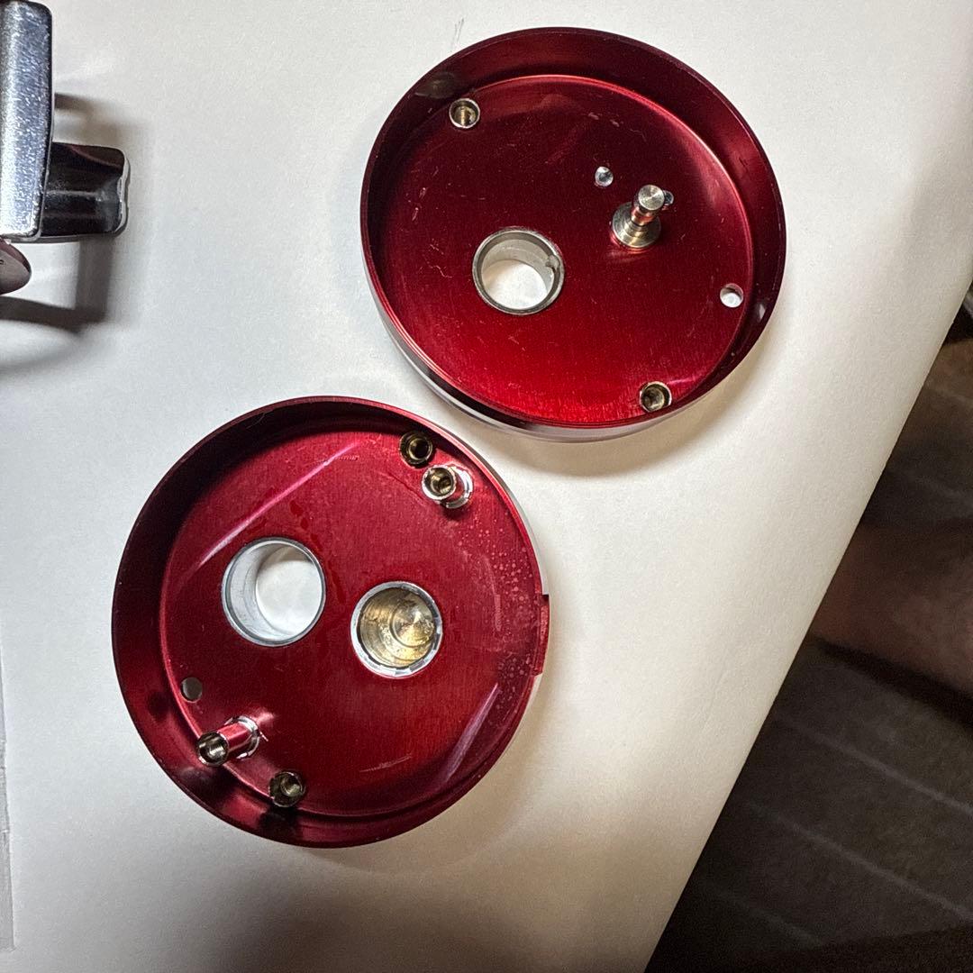 か*ん様 ABU Ambassadeur 1500C レッドパーツセット。アンバ