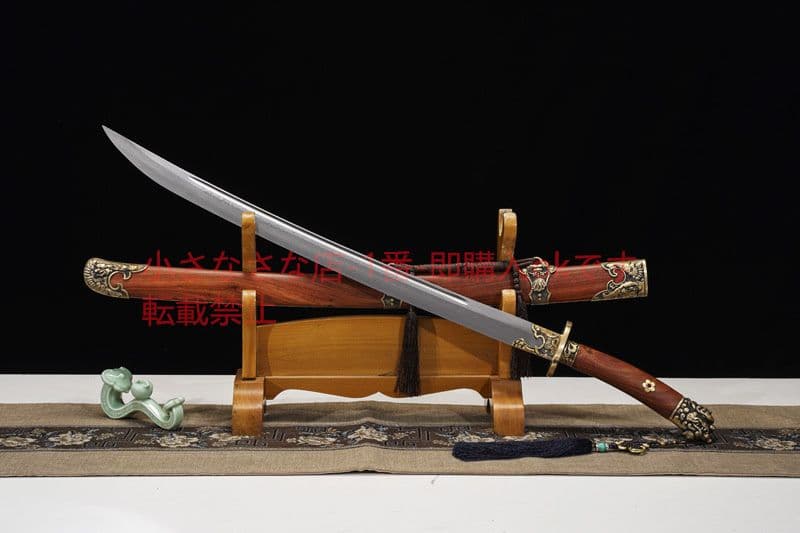 天禄（貔貅）清腰刀模様鋼 古兵器 武具 刀装具 日本刀 模造刀 居合刀