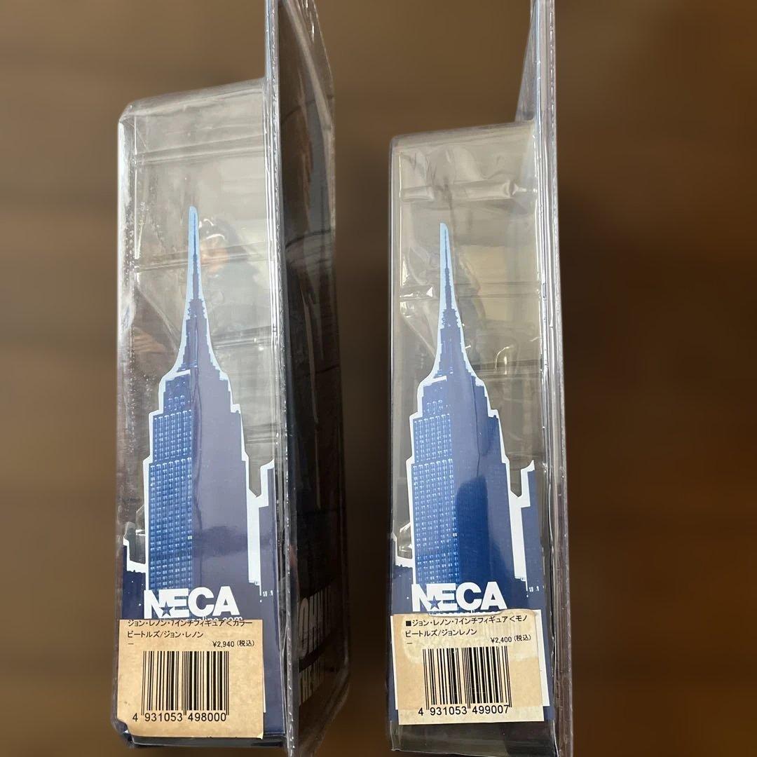 【新品未開封】2セット　ジョンレノン　フィギュア　Beatles カラーモノクロ