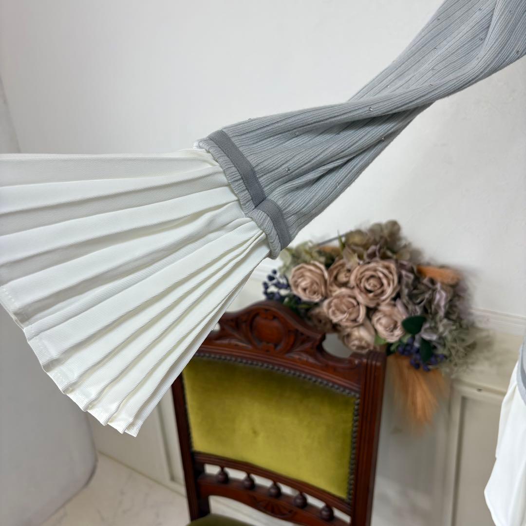 20 美品　RANDY プリーツ　ワンピース　骨格ウェーブ　参戦服