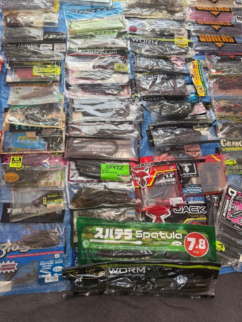 ワーム　超大量セット　バス　ソルト