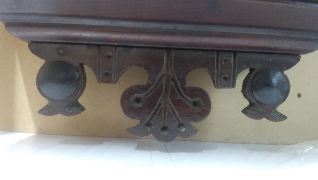 古い柱時計　　②