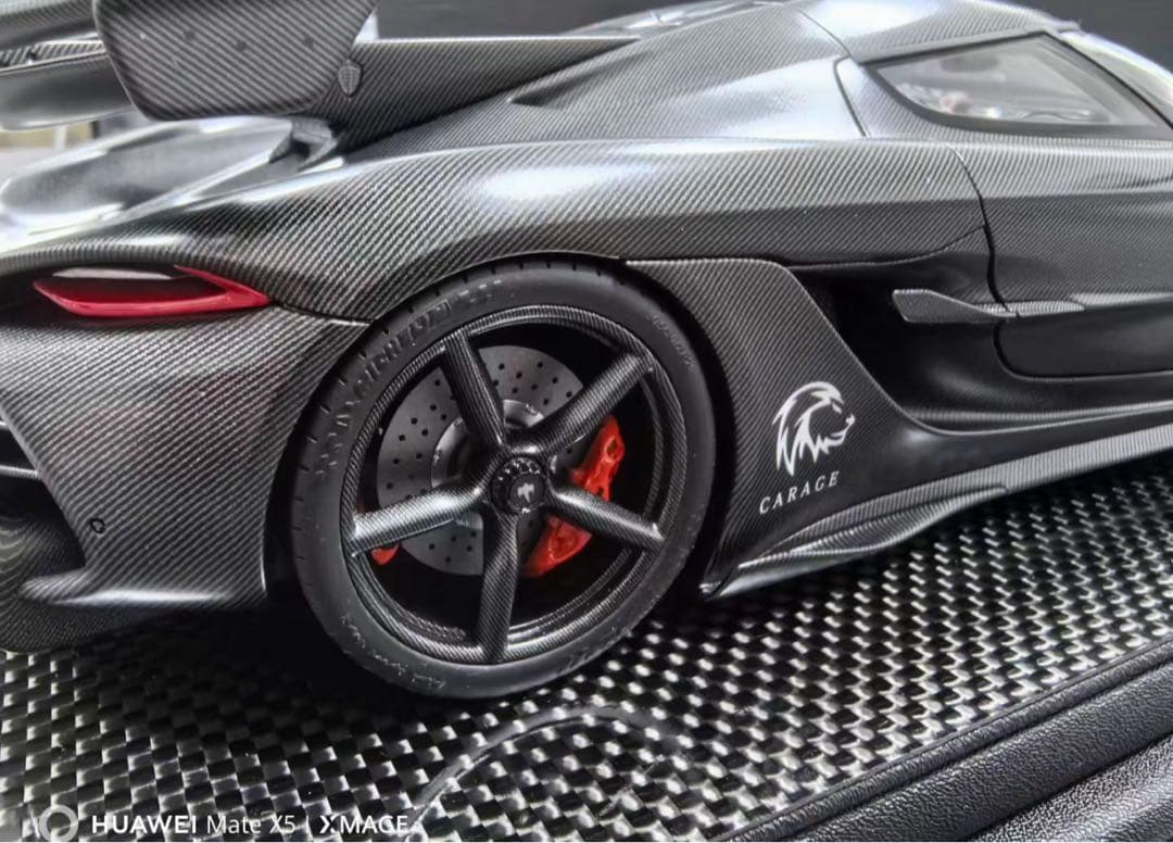 新品 FrontiArt 1/18 ケーニグセグ jesko ブラックカーボン