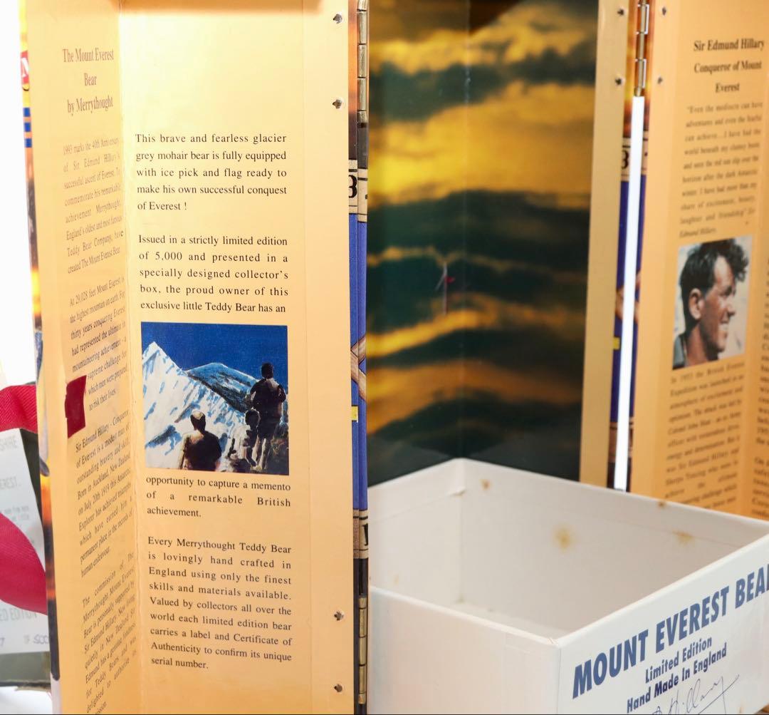 CONQUEST OF EVEREST BEAR 1993年登頂40周年記念