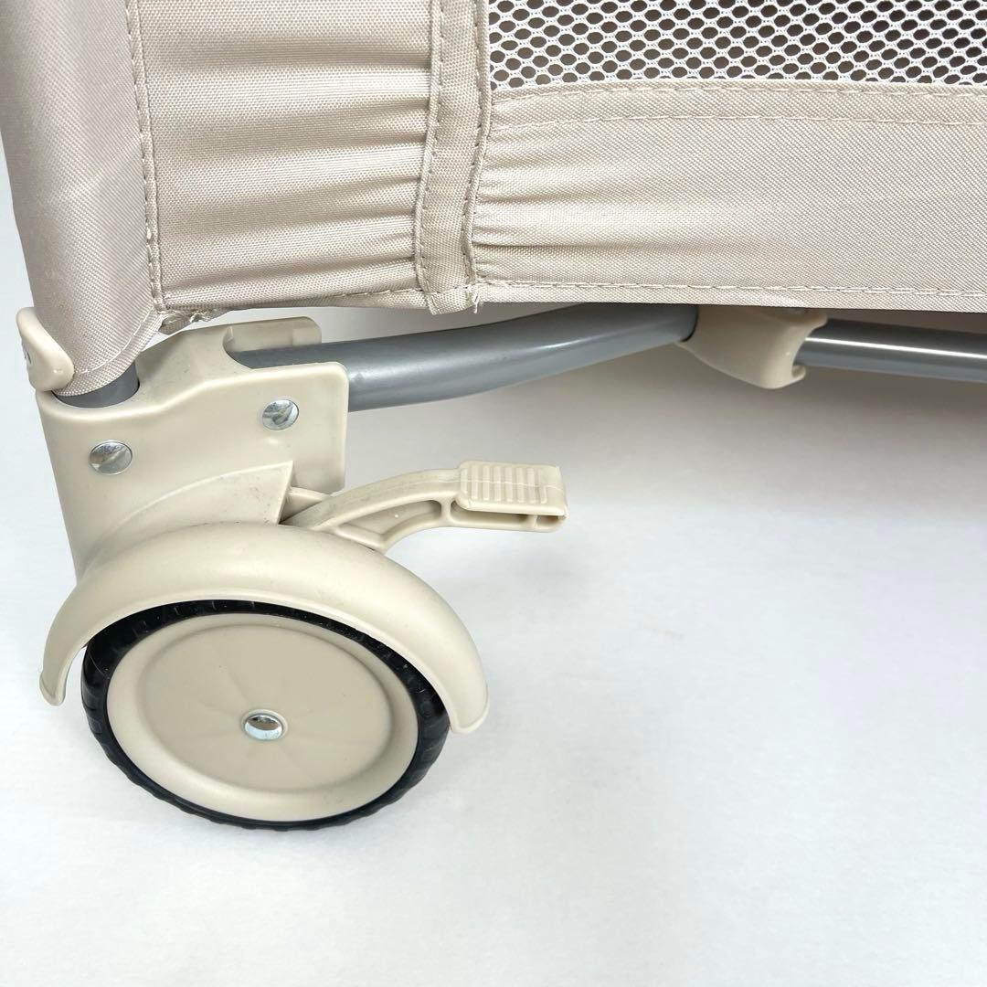 【美品】thinkmax多機能ベビーベッド ベージュ