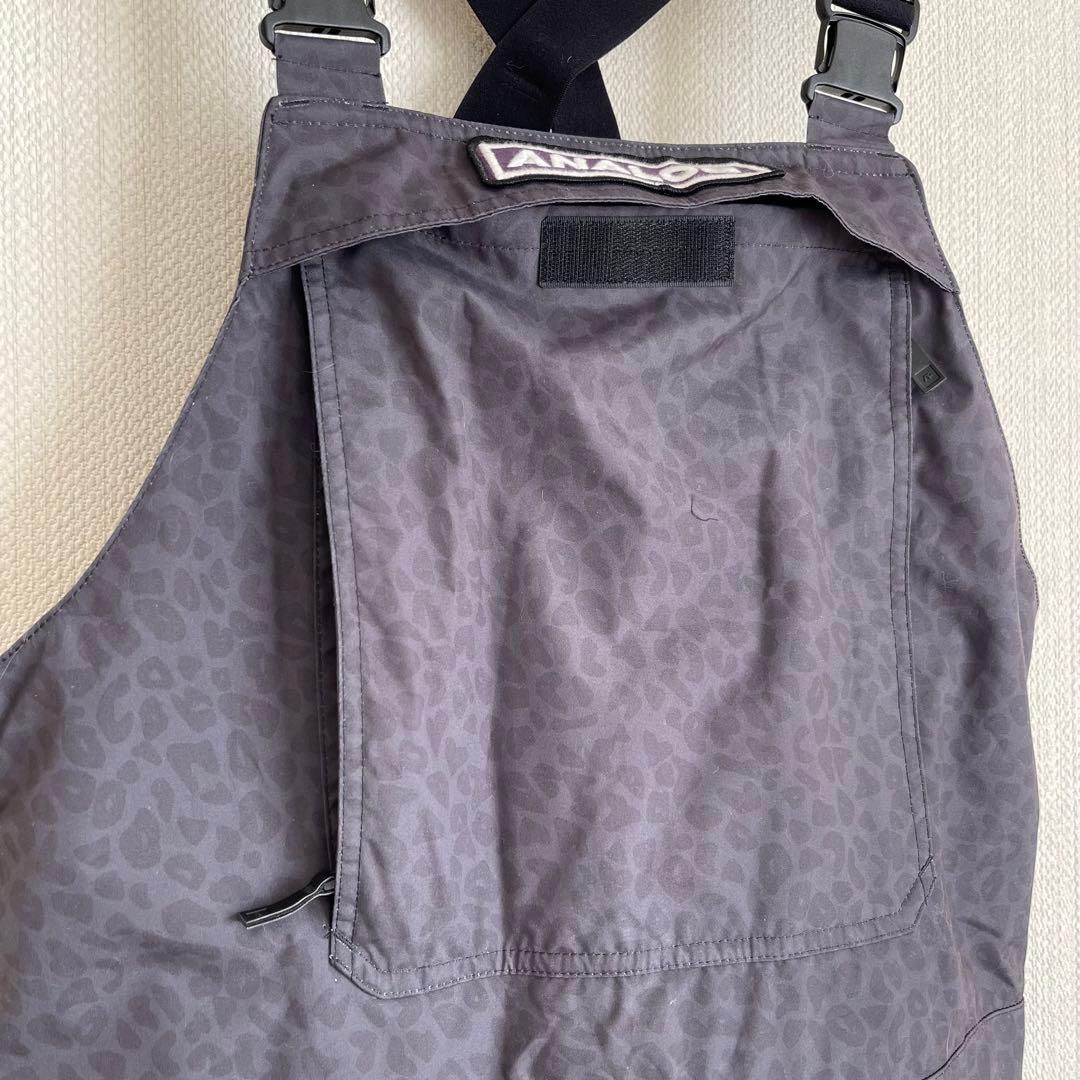 Analog アナログ スノボウェア スキーウェア ビブパンツ ヒョウ柄 総柄