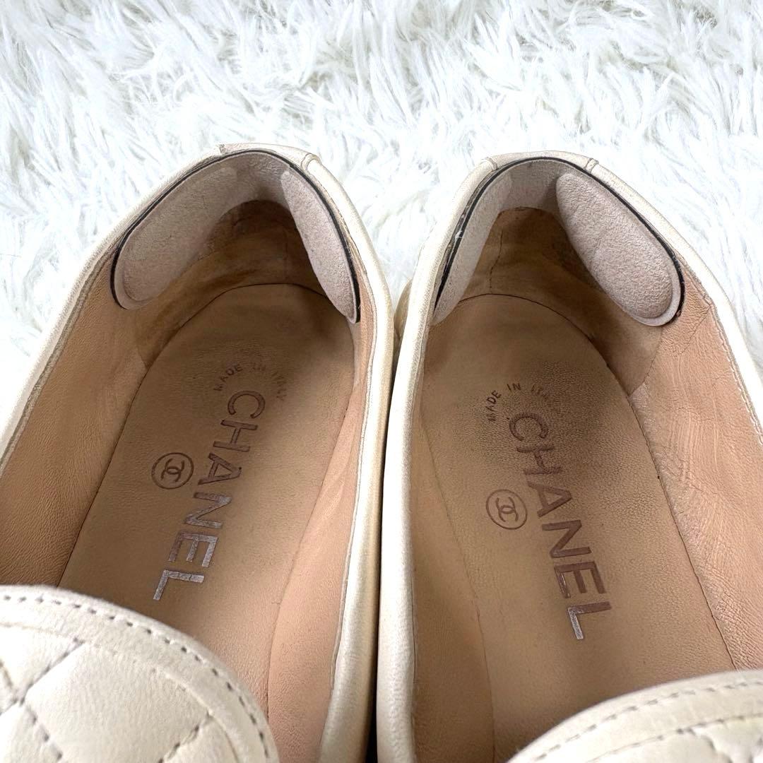 CHANEL シャネル　マトラッセ　チェーン　チャーム　ココマーク　ローファー