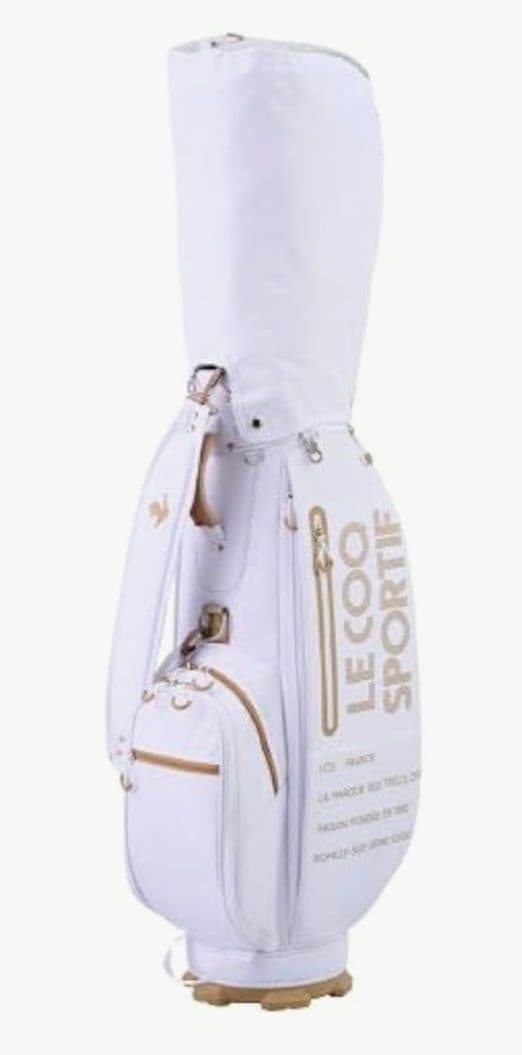 【新品】ルコック レディース　キャディバッグ ホワイト　ルコックスポルティフ