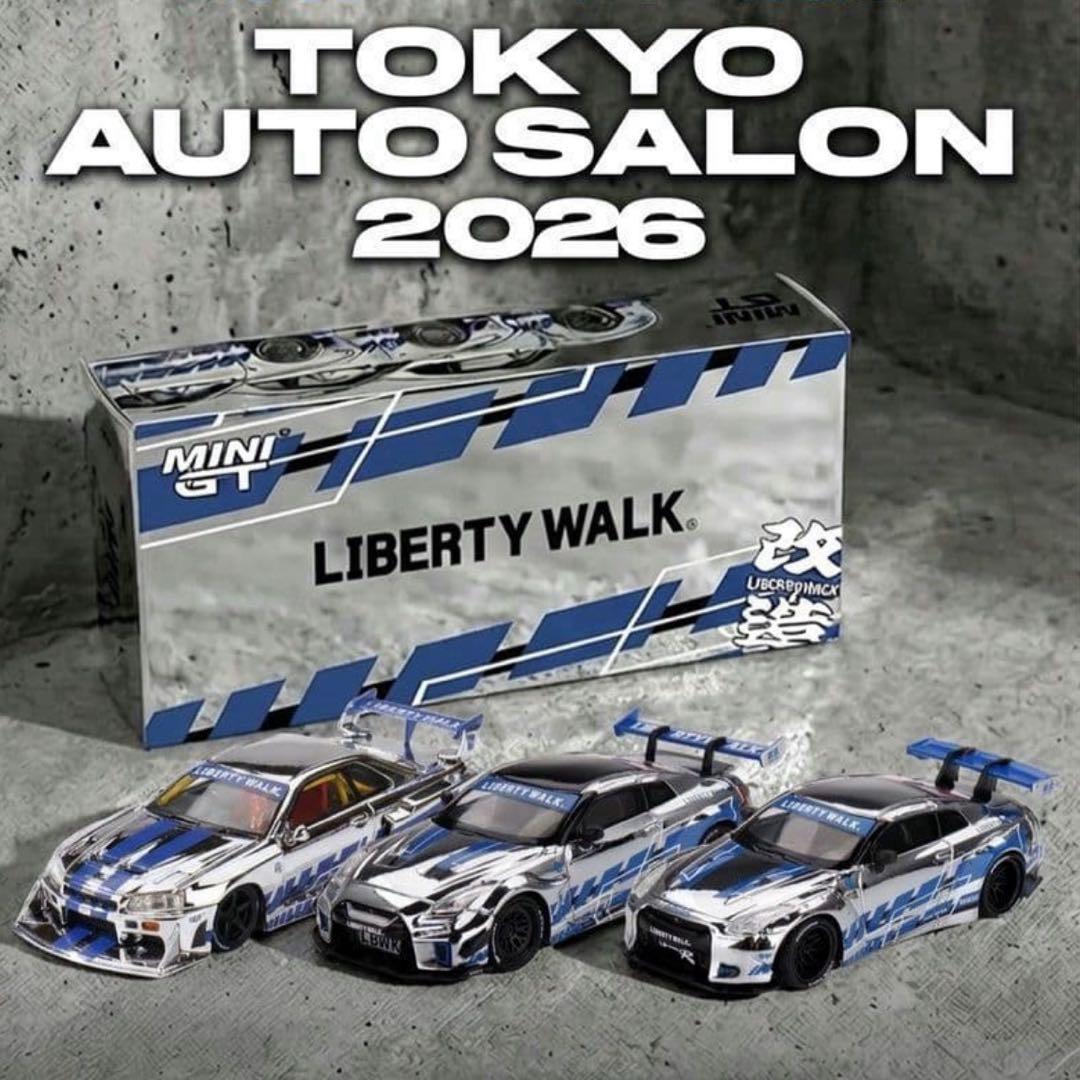 MINI GT リバティウォーク 東京オートサロン2026 限定 3台 ❻