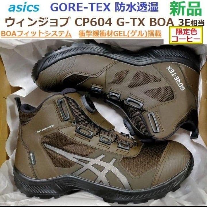 即購入可27㎝幅広限定 ゴアテックス防水　ウィンジョブCP604 GTX BOA