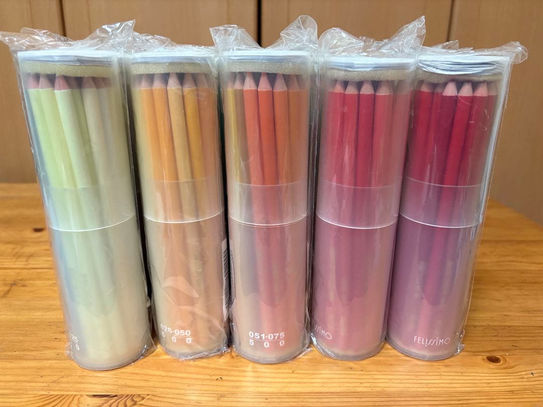フェリシモ FELISSIMO 500色 色えんぴつ 全色セット 色鉛筆