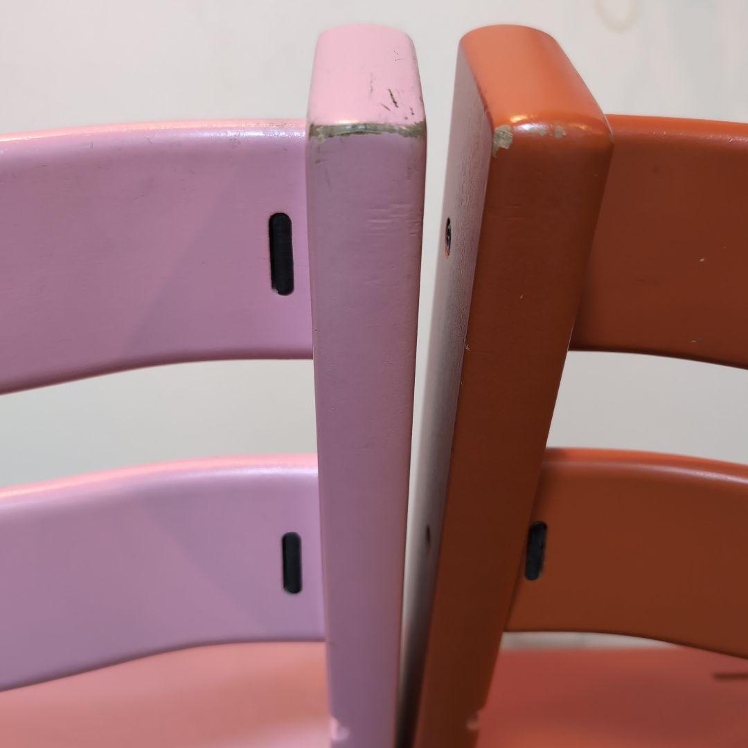 STOKKE ストッケのトリップ トラップ ピンク オレンジ