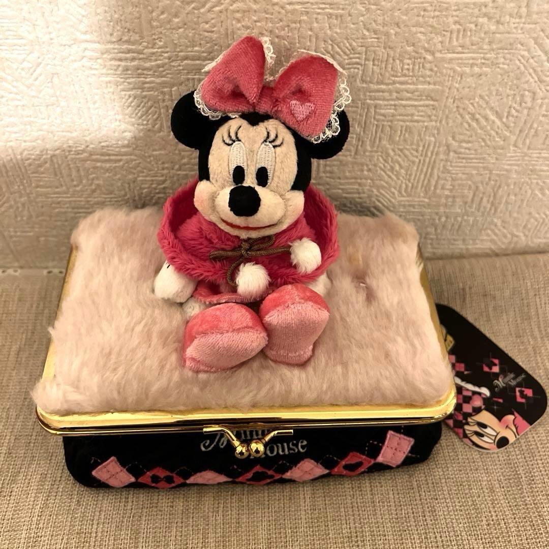 レア‼️レトロ‼️ミニーマウス ぬいぐるみ ボックス 小物入れ タグ付き未使用品