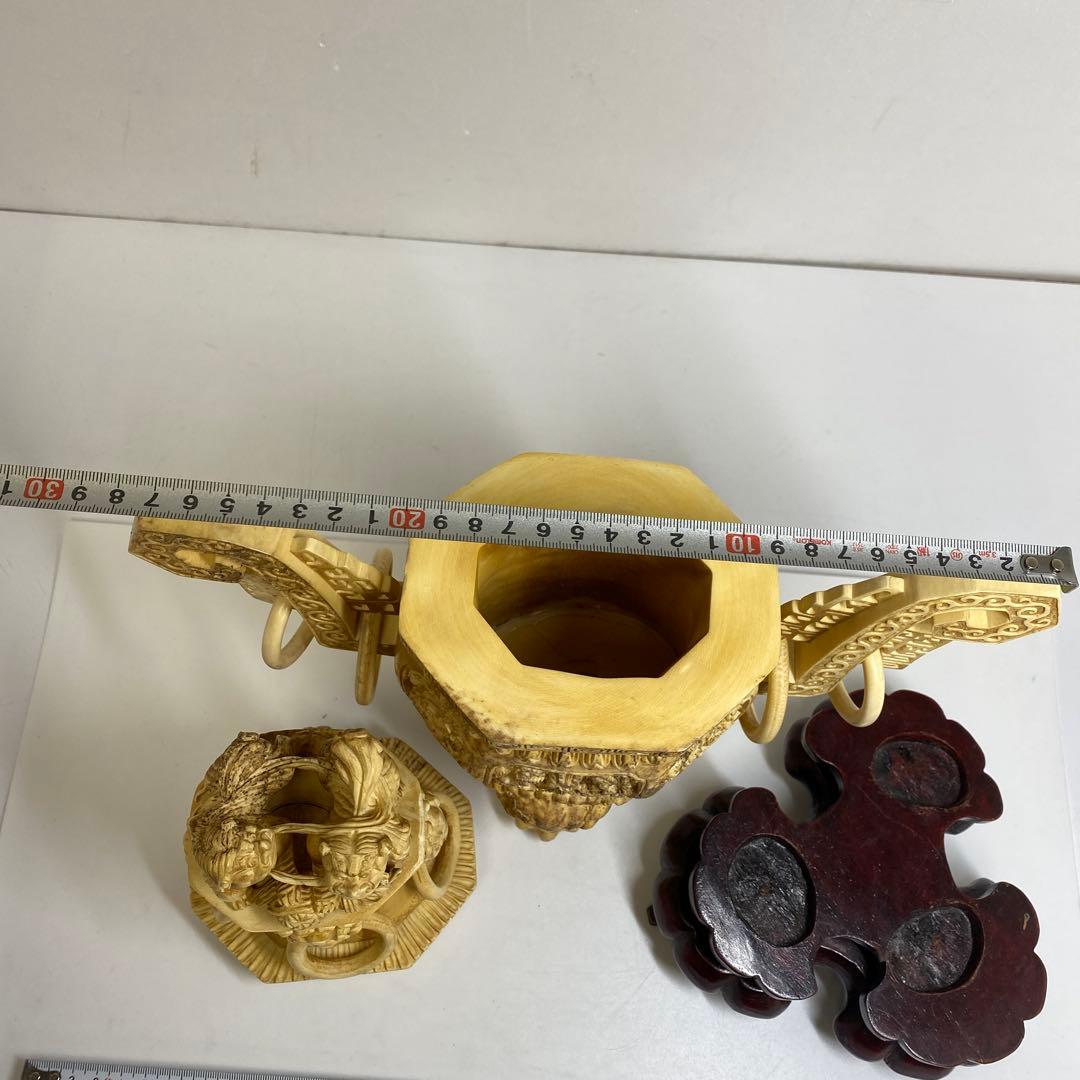 極上　特大　香炉　2514g 高さ約35㎝トカコ　東さ8-0208☆2F