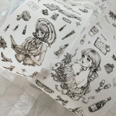 海外マステ切り売り「Journal Pages」⑲新作１ループ