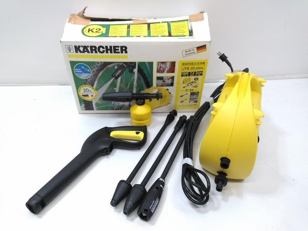 KARCHER ケルヒャー 家庭用高圧洗浄機K JTK22 plus △