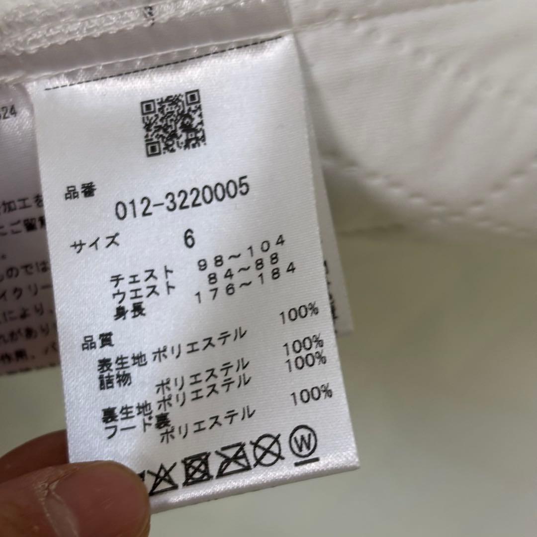 美品　New Balance ゴルフジャケット ホワイト　キルティング　冬ゴルフ