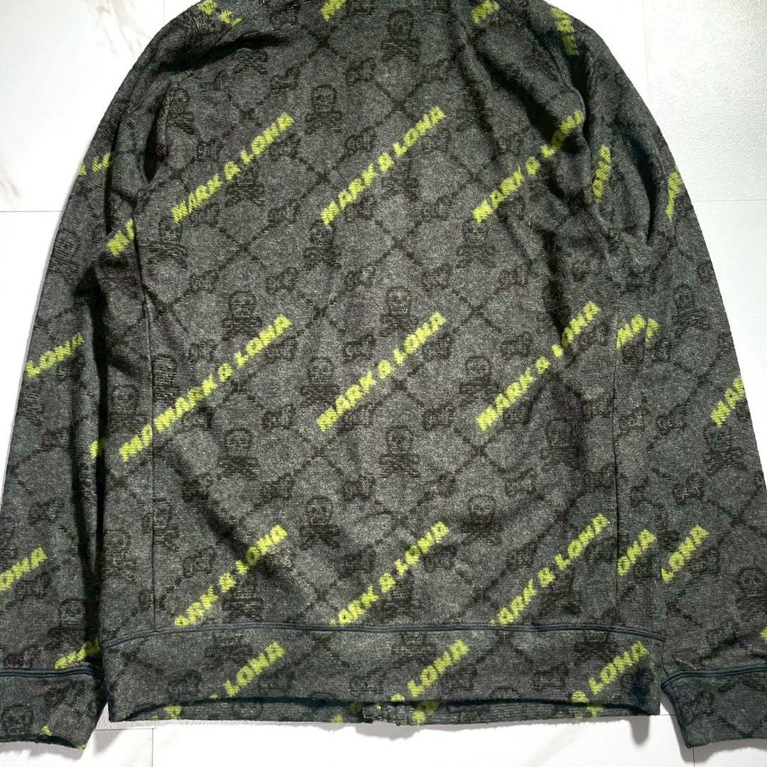 MARK&LONA ジップジャケット スカル ゴルフウェア メンズ サイズ48