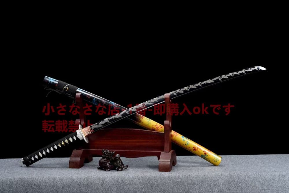 武具　刀装具　日本刀　模造刀   居合刀 タカが長い空を打つ