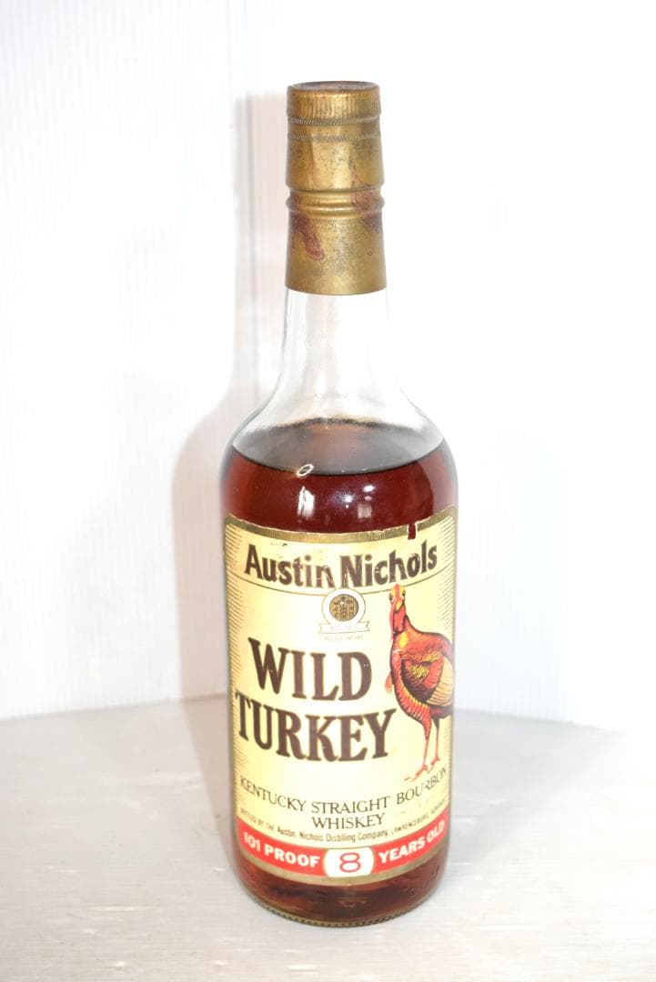未開栓 ワイルドターキー 旧ボトル 8年 アメリカバーボン　750ml