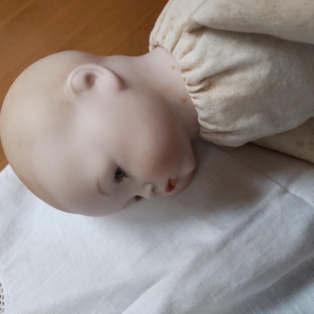 アーモンドマルセルタイプ　ベビードール　アンティーク風　人形　ブロカント　蚤の市