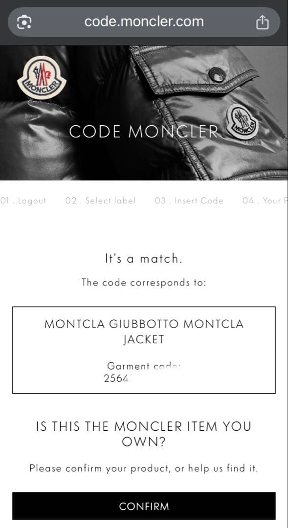 【極美品】MONCLER MONTCLA GIUBBOTTO ダウンジャケット