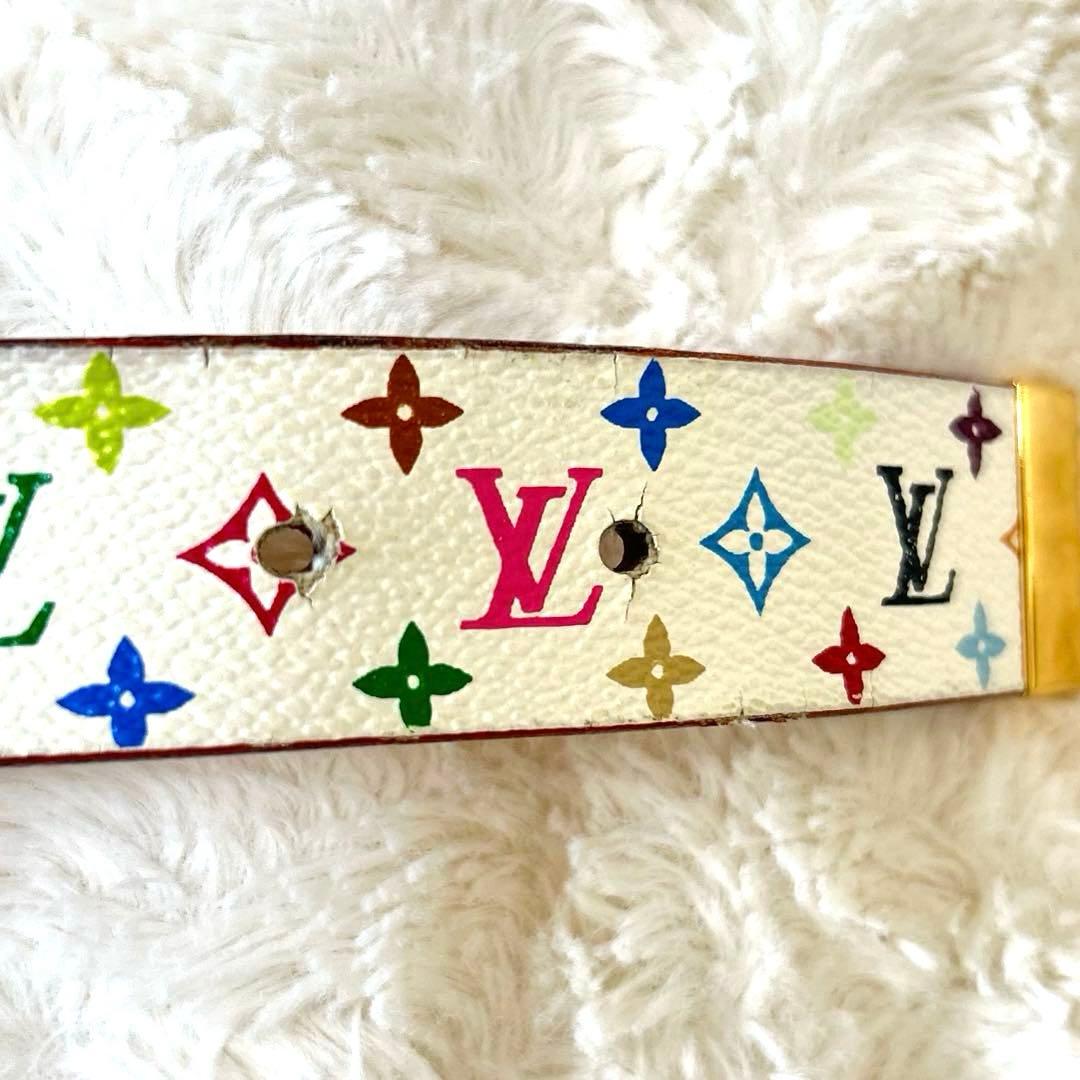 Louis Vuitton サンチュールキャレ ブロンモノグラム マルチカラー