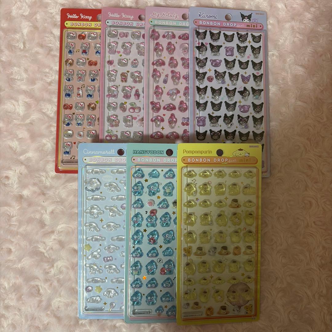 サンリオ ボンボンドロップシールミニ