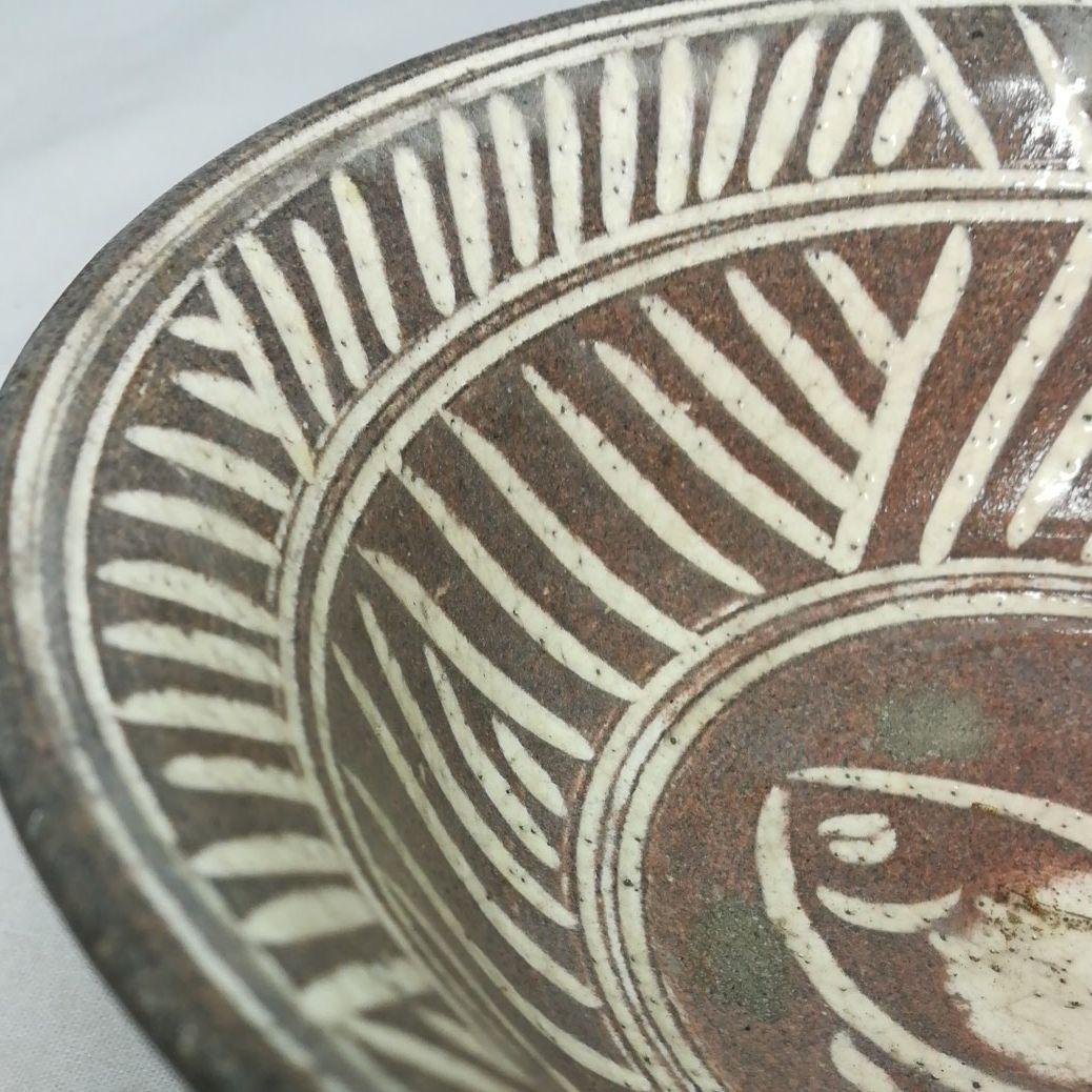 三島象嵌　茶碗