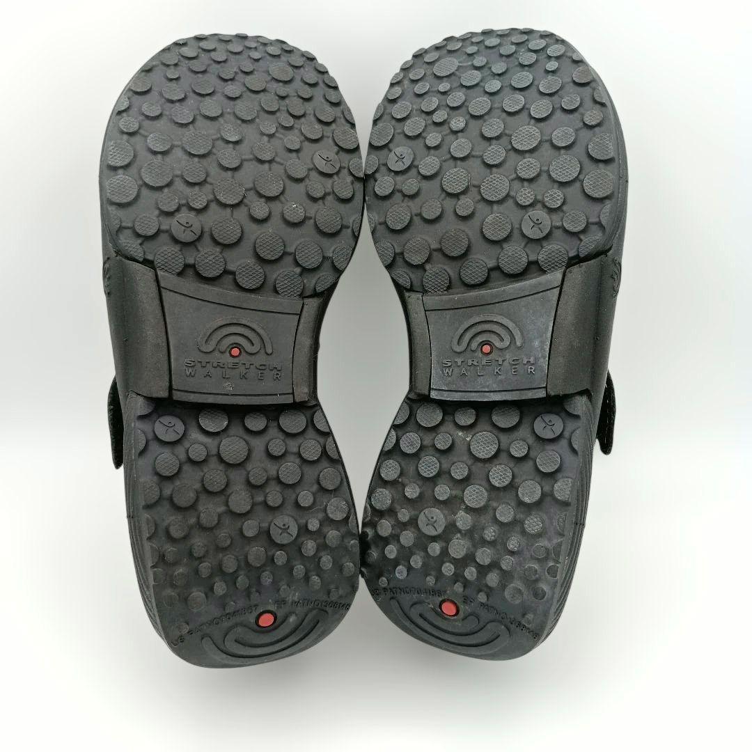 人気モデル【NOSAKA】ストレッチウォーカー アリエル ティーストラップ 黒