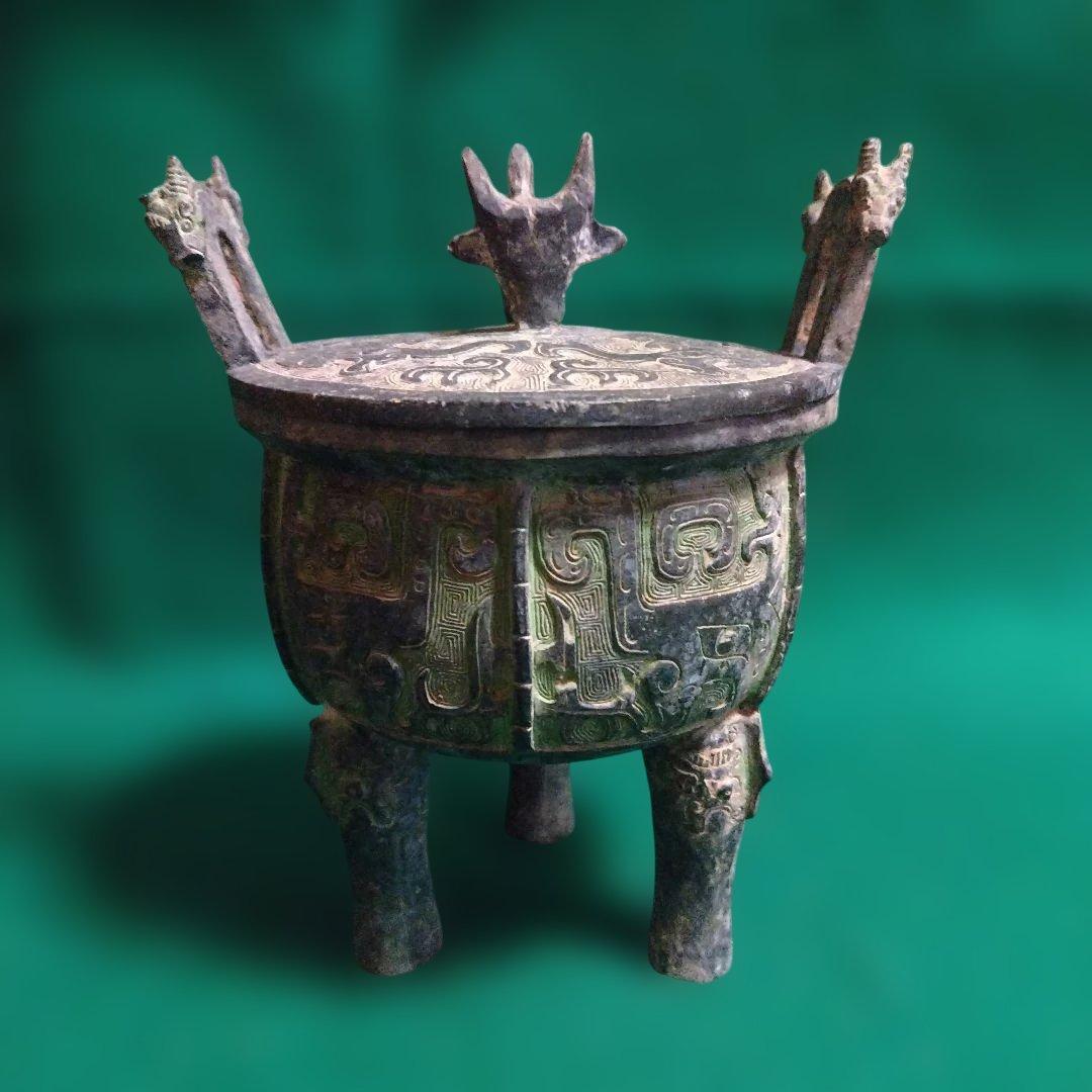 祭器　銅製　中国　珍品　発掘品