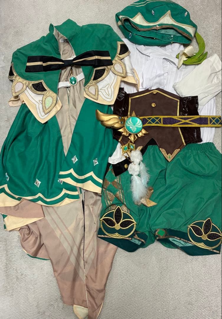 原神 ウェンティ 三分妄想 衣装・ウィッグ