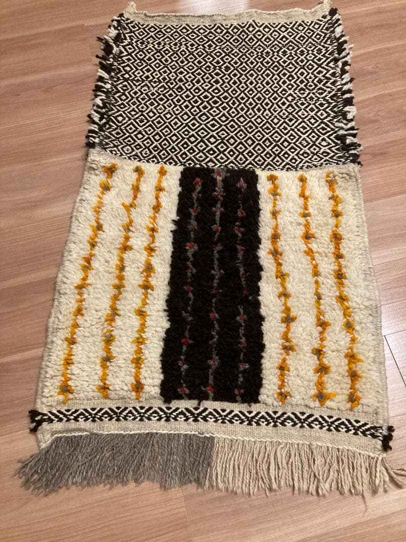 モロッコ ザナフィ RUG 約120×65m ミックスザナフィラグ