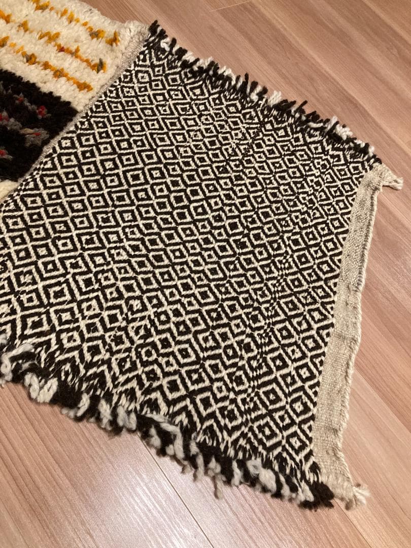 モロッコ ザナフィ RUG 約120×65m ミックスザナフィラグ