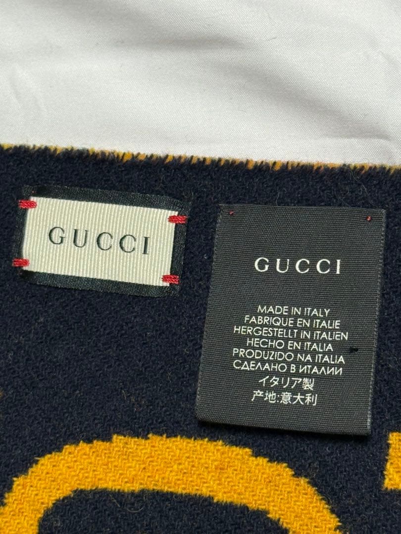 GUCCI GGロゴ チェック柄 ポンチョ