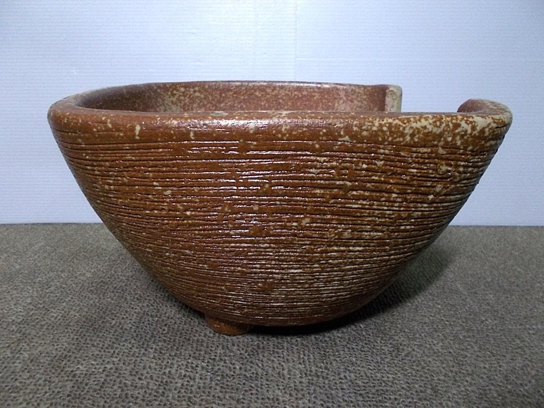 茶道具 信楽焼風炉 未使用五徳 霰茶釜 アラレ 釜環 敷板 送料込み