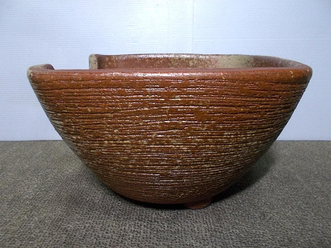 茶道具 信楽焼風炉 未使用五徳 霰茶釜 アラレ 釜環 敷板 送料込み