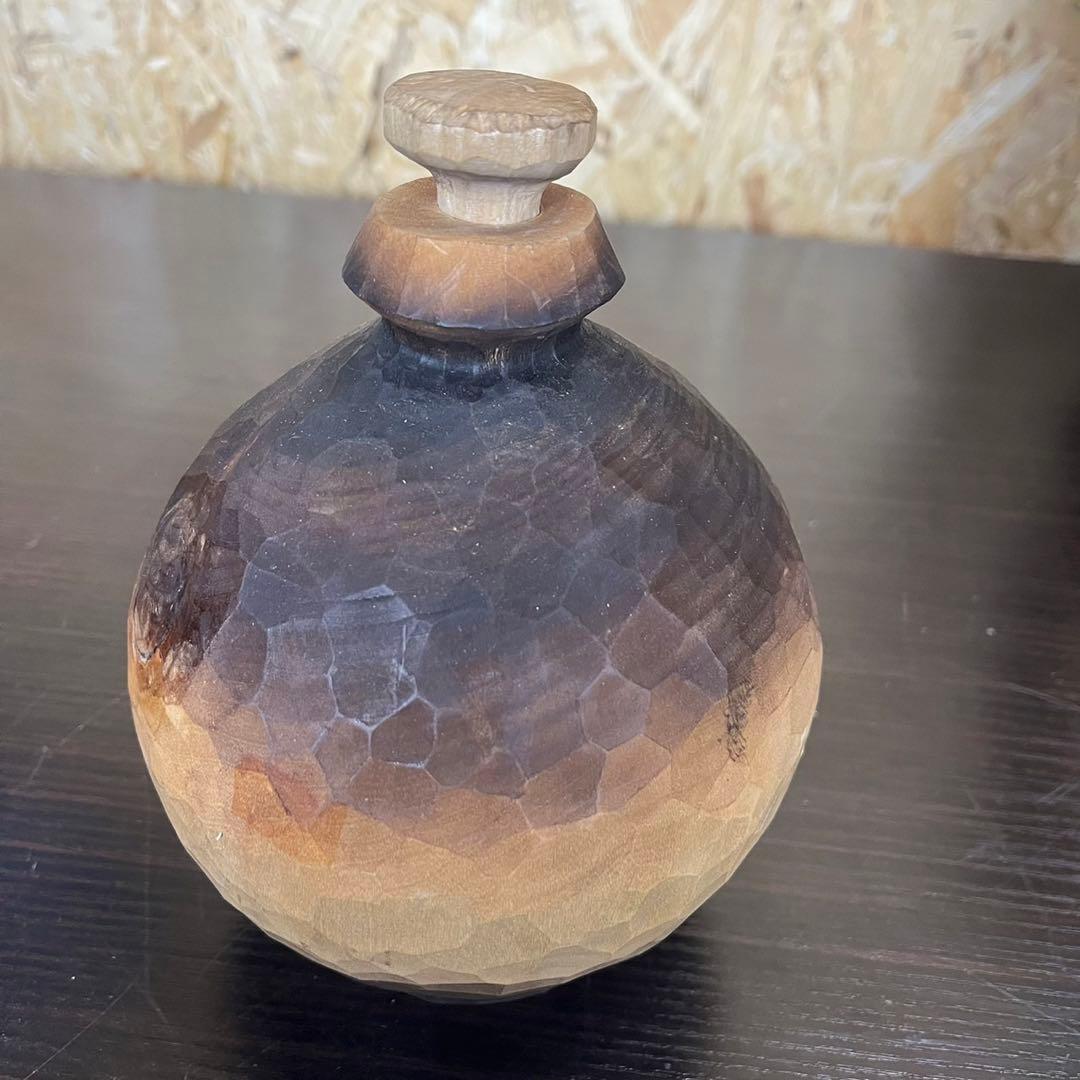 【希少】狸　木彫り 置物　一刀彫　アンティーク　ヴィンテージ　レトロ　縁起物