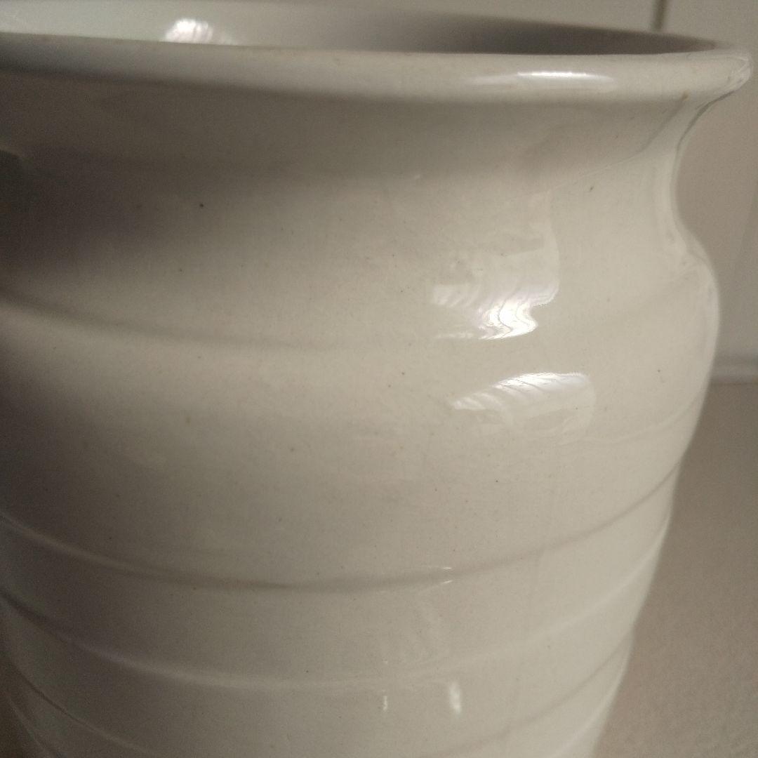 アンティーク　陶器キャニスター　RAISINS