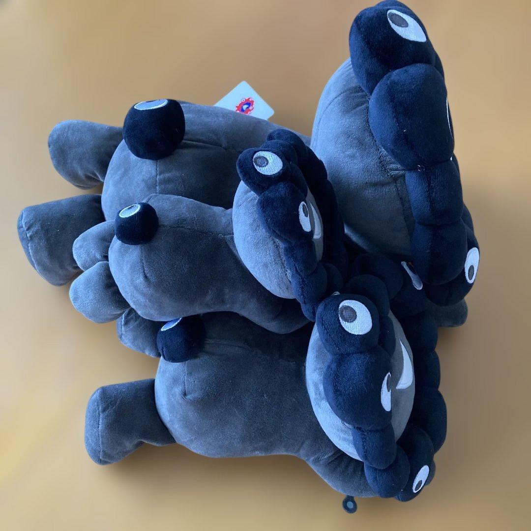 万博限定【新品/3点セット】黒ミャクミャク 這型ぬいぐるみ 黒