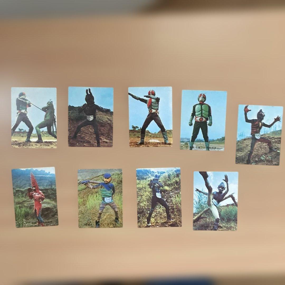 昭和レトロ★旧カルビー仮面ライダーカード1番から100番の連番★アルバム付き