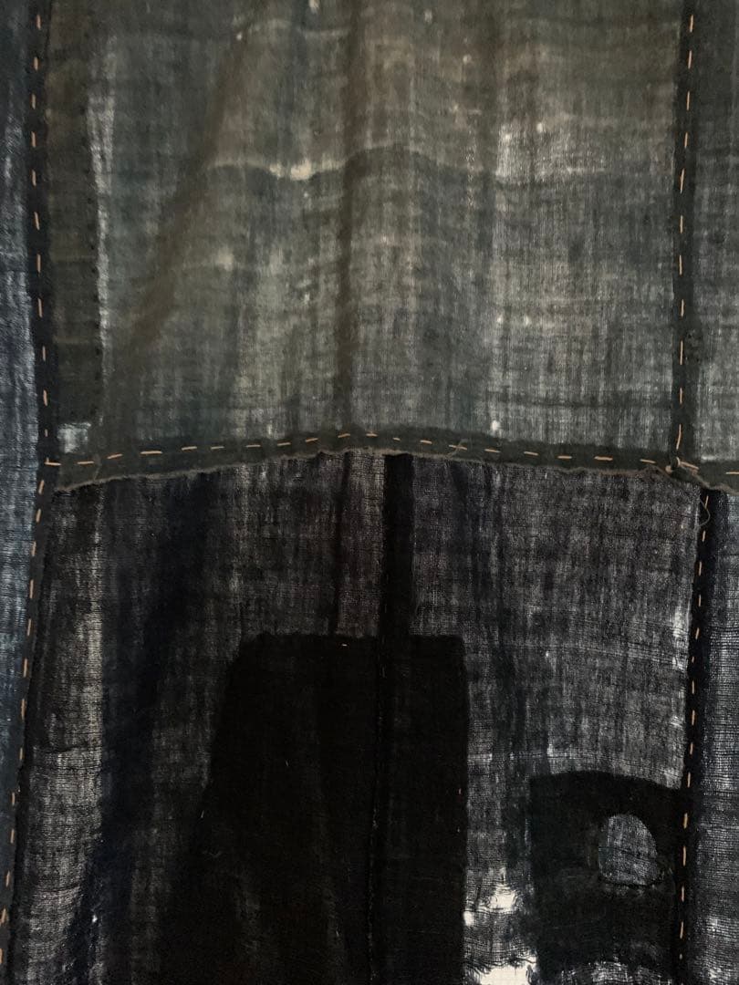 古道具インディゴパッチワーク生地