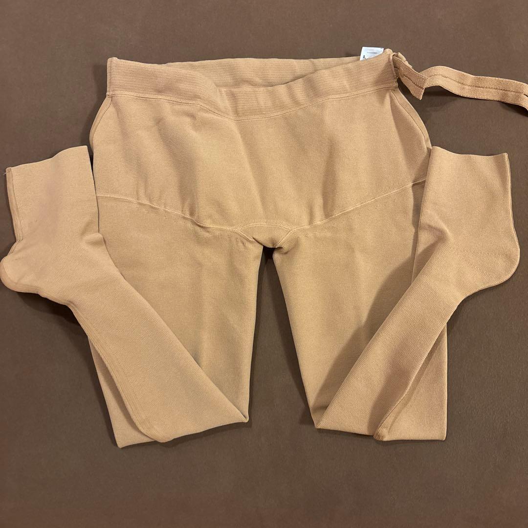 リンパ浮腫 医療用弾性ストッキング ベージュタイツ ウエストバンド付き