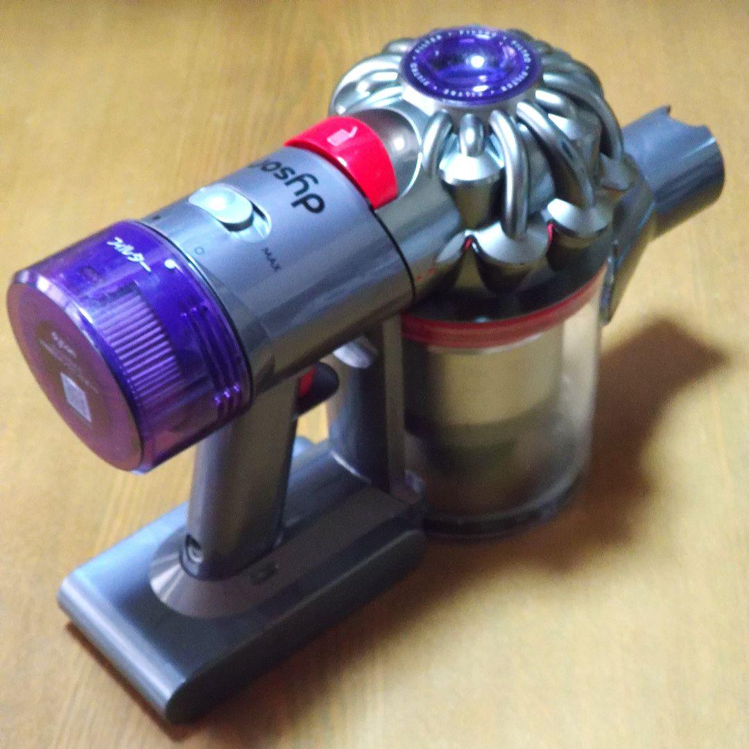 ダイソンV8 SV10K掃除機 完全分解清掃済み動作品 純正バッテリー２つセット