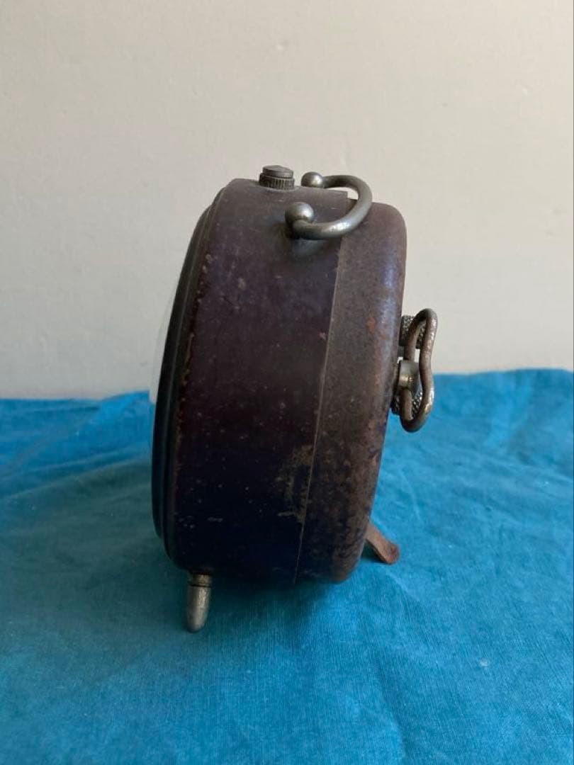 アンティーク　フランス　JAZ 目覚まし時計　稼働品