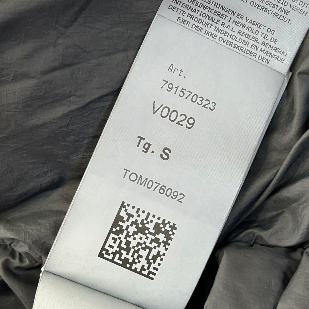 美品✨STONE  ロングダウン S ブラック ダウンコート 黒