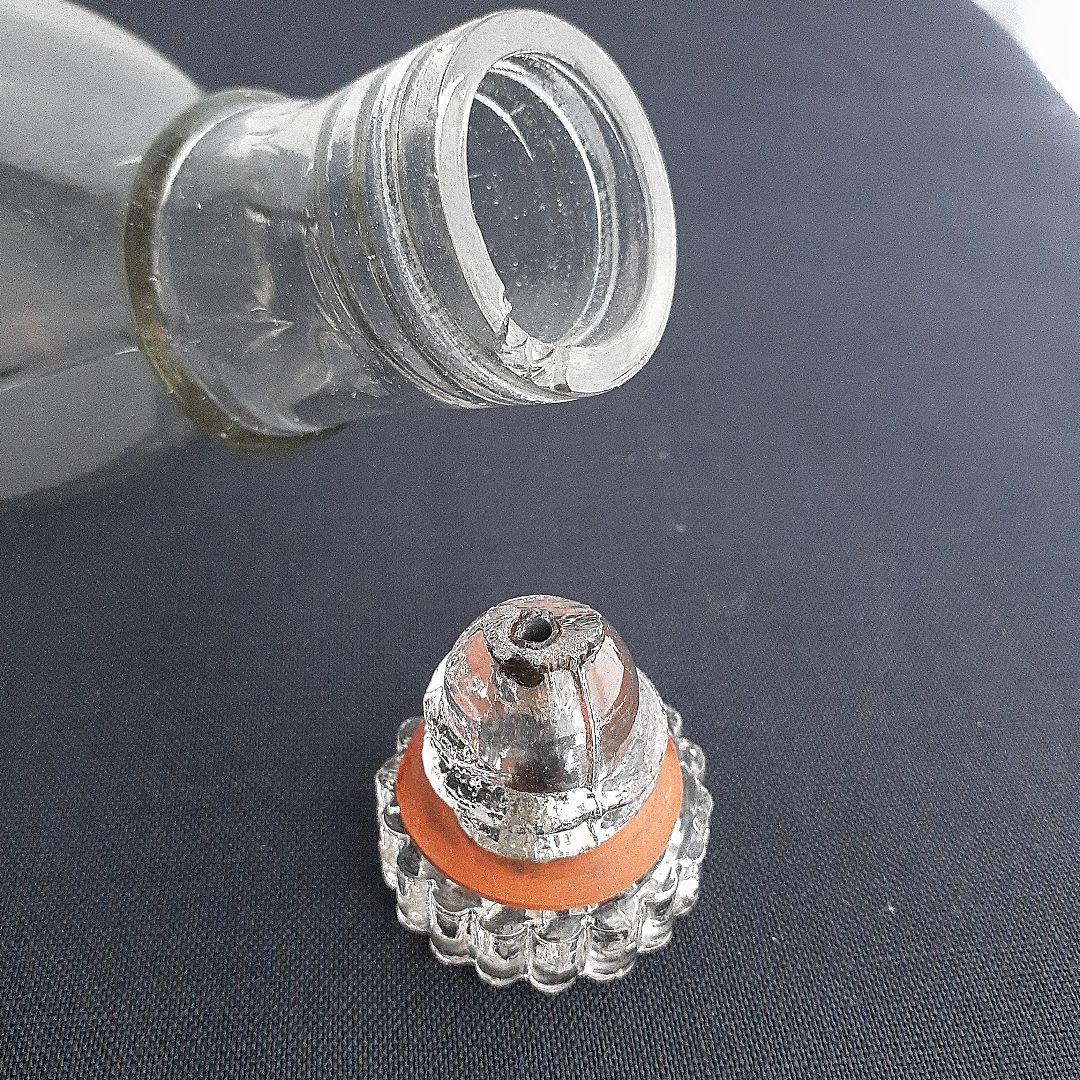 ガラス製哺乳瓶　古いガラス瓶　３本セット　レトロ　 アンティーク